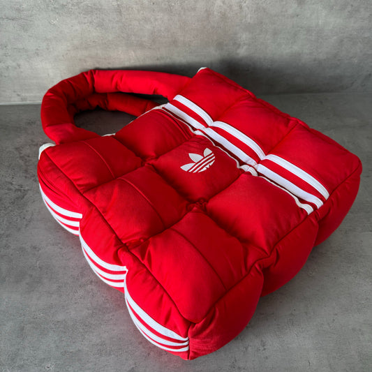 Boss Up Red Puffer Bag