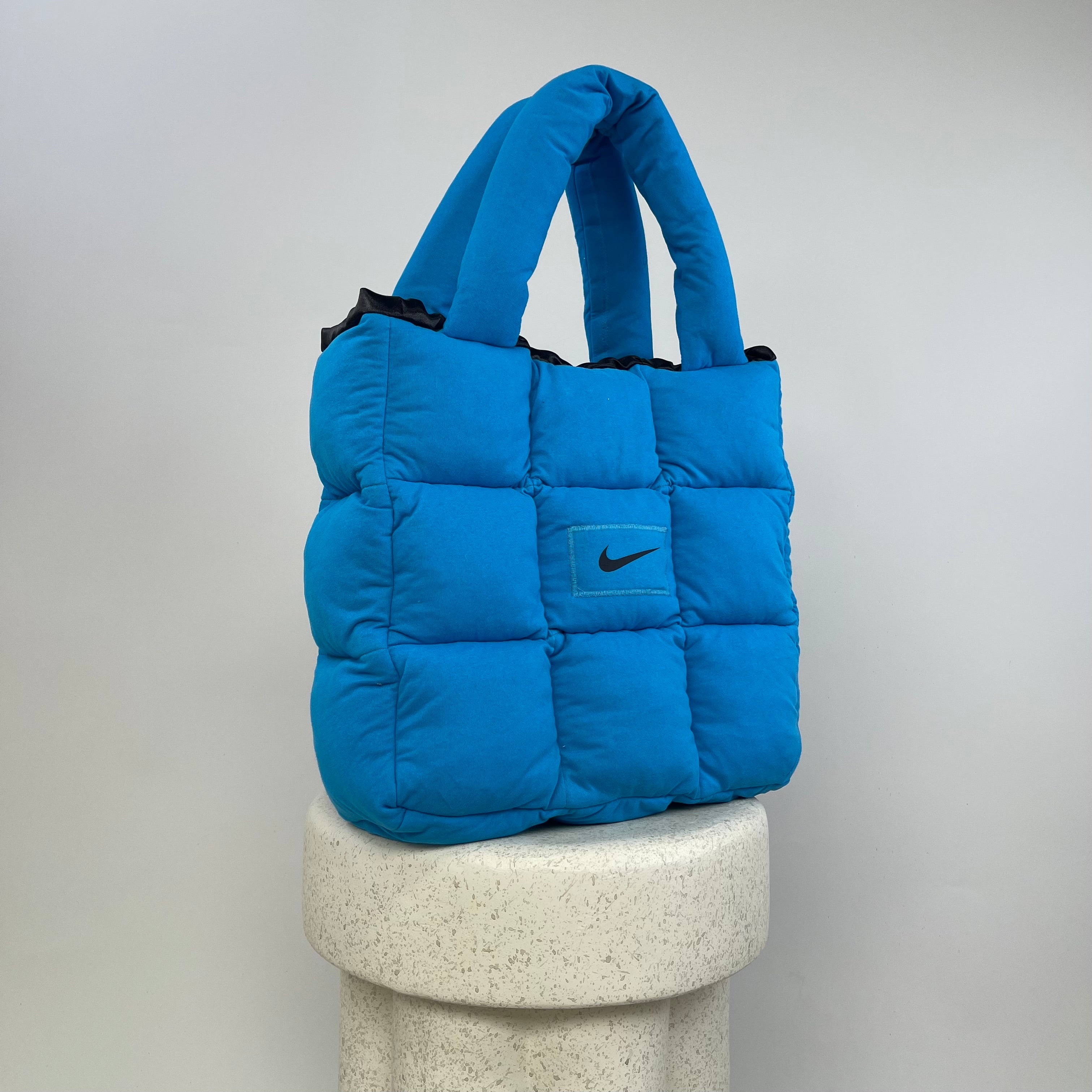 Saint Muze Boss Up Blue Puffer Bag-