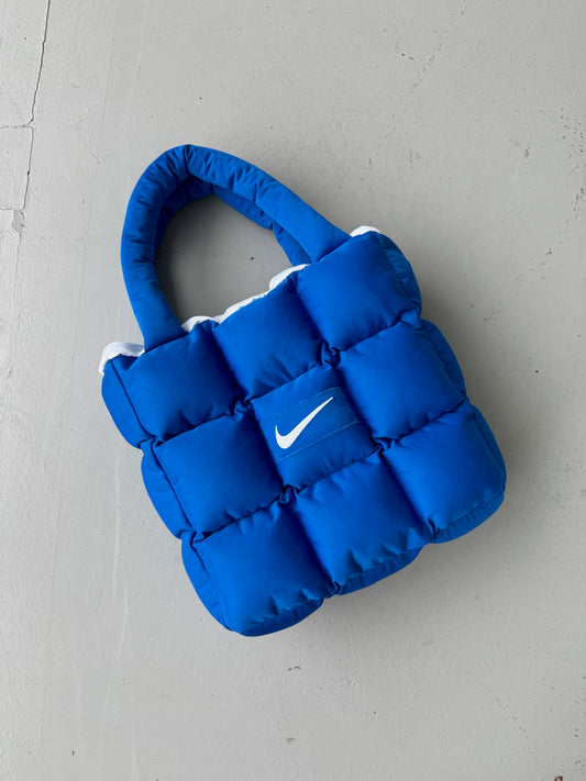 Boss Up Blue Puffer Bag