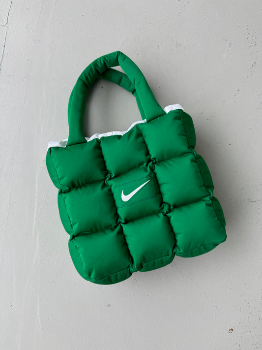 Boss Up Green Puffer Bag