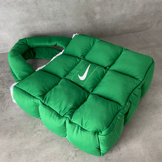 Boss Up Green Puffer Bag