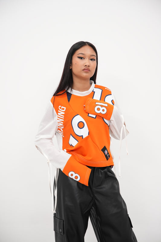 Cut Out Sportswear Longsleeve Orange