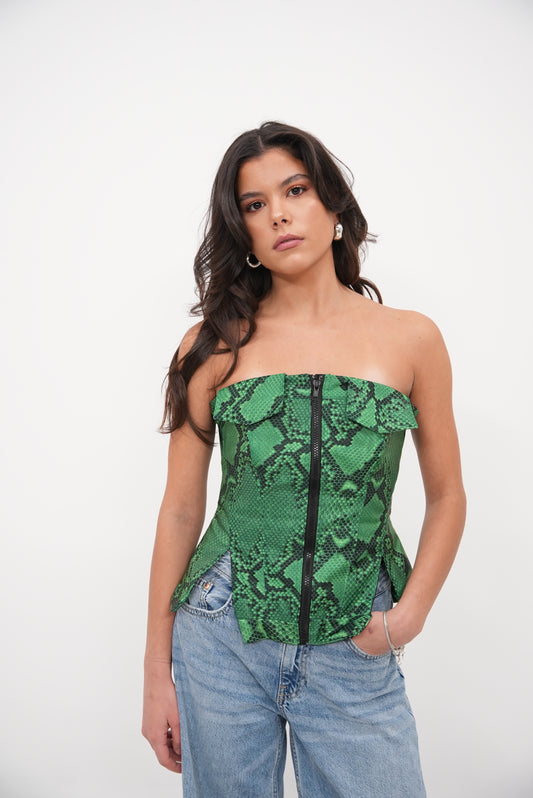 Zip Up Corset Snake
