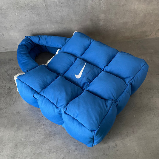 Boss Up Blue Puffer Bag