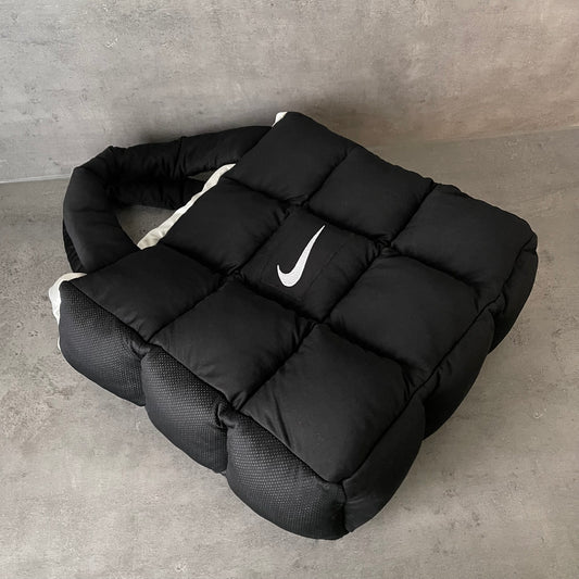 Boss Up Black Puffer Bag