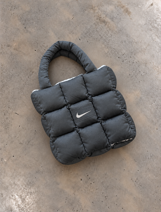 Everyday Dark Grey Puffer Bag