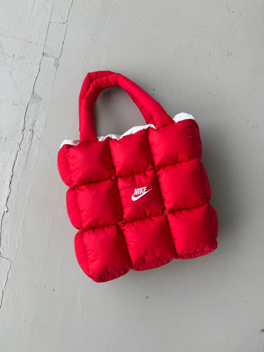 Boss Up Red Puffer Bag