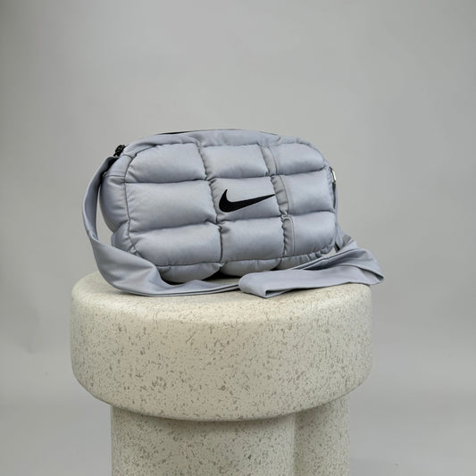 Puffer Grey Crossbody Bag