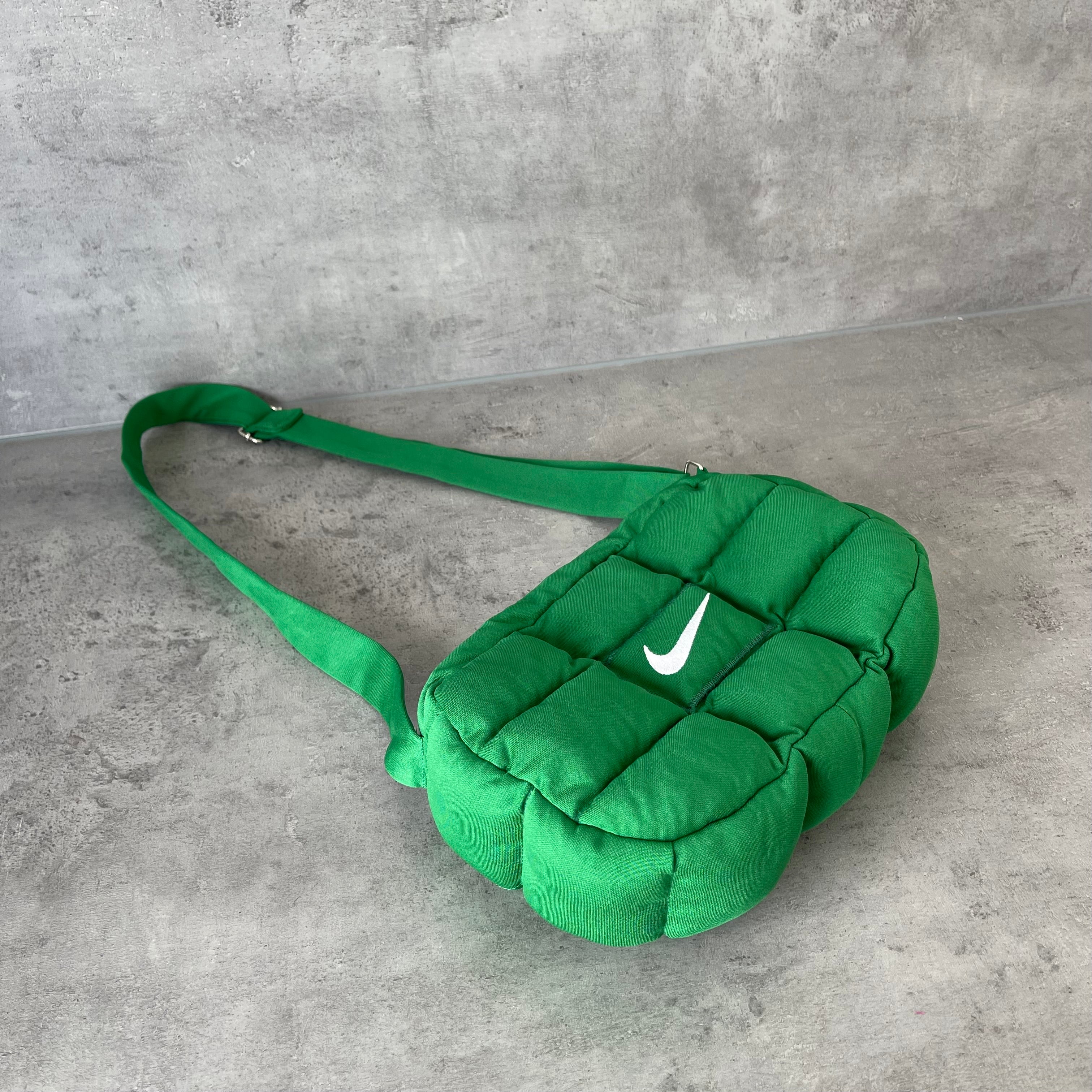 Puffer Green Crossbody Bag