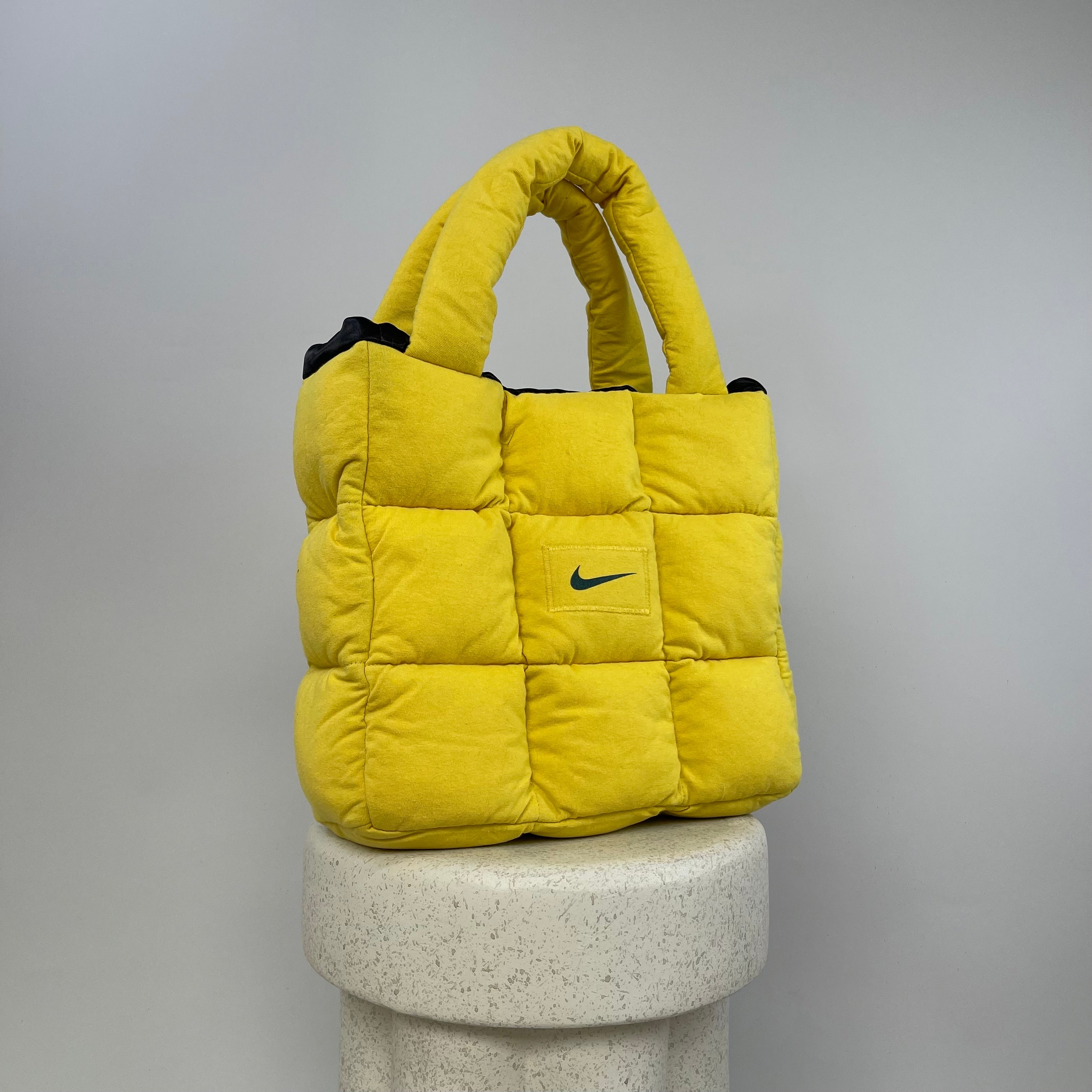 Boss Up Yellow Puffer Bag