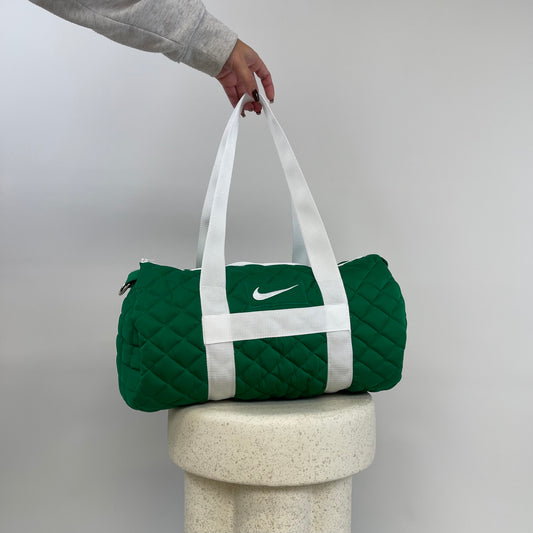 Quilted Duffle Bag Green