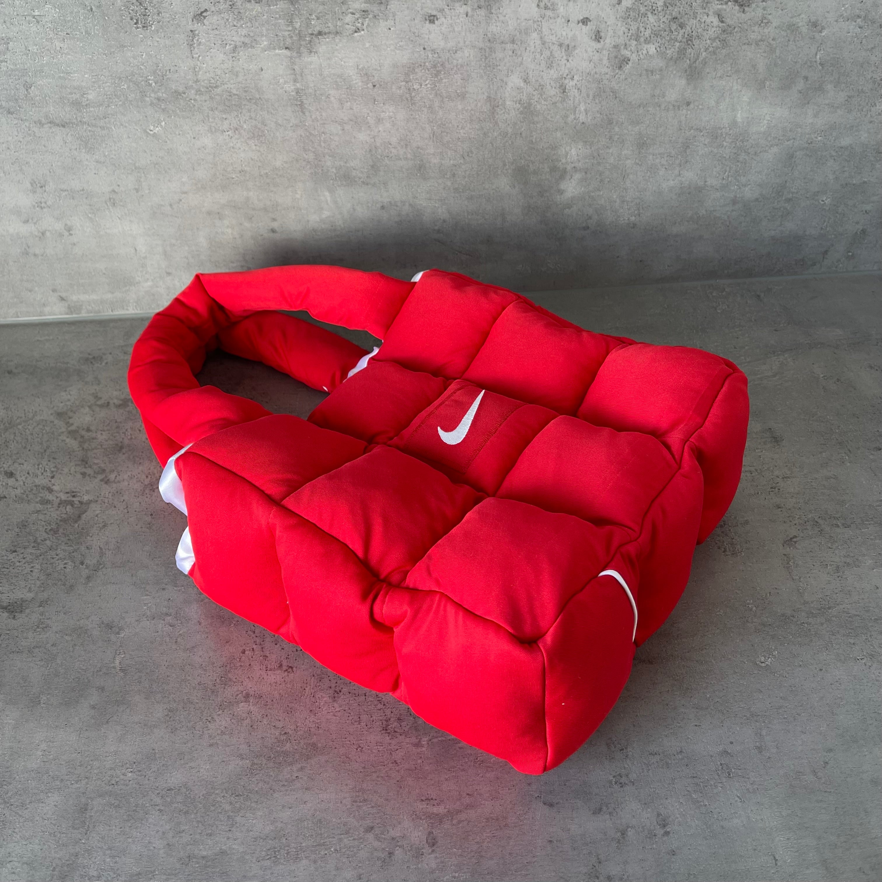 Everyday Red Puffer Bag