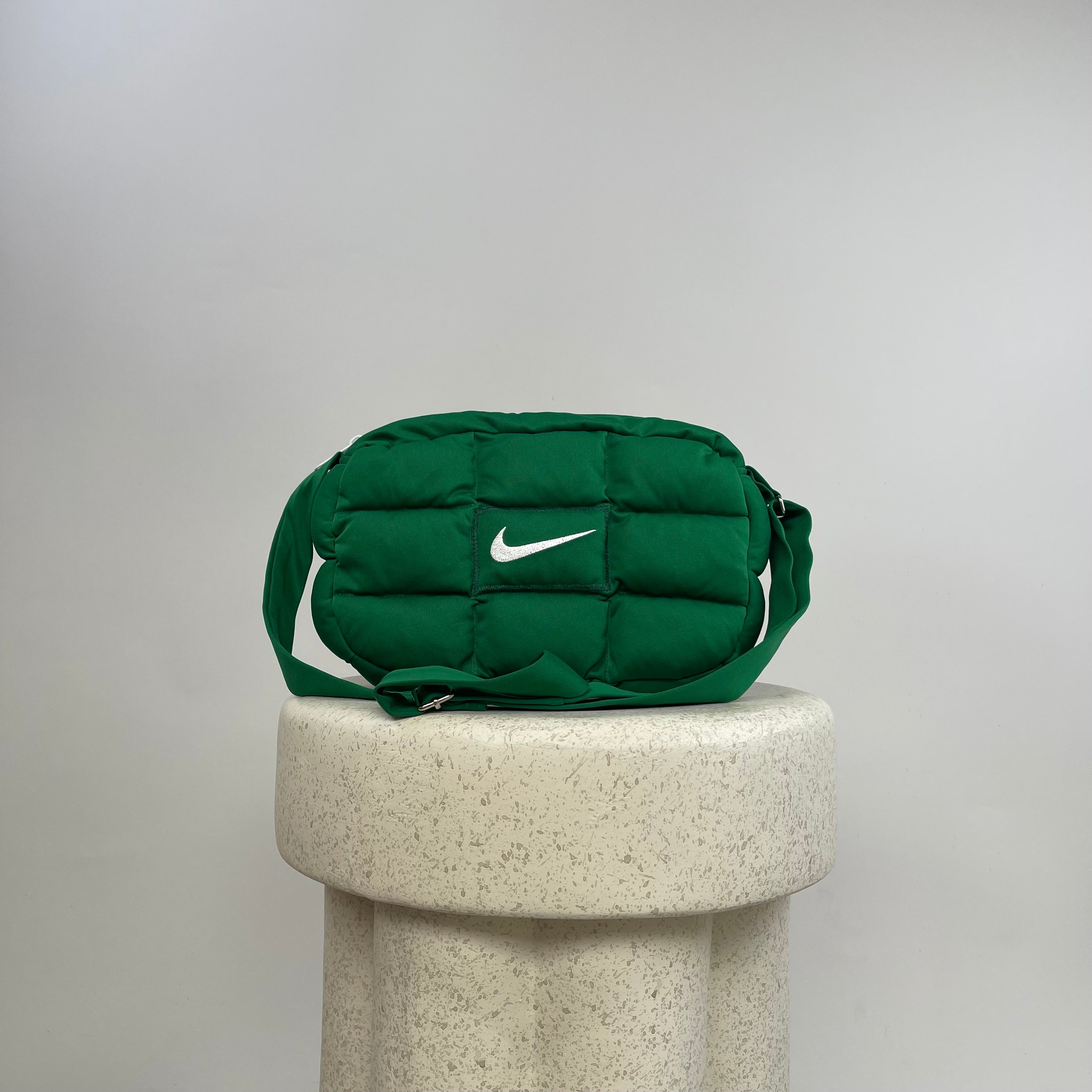 Puffer Green Crossbody Bag