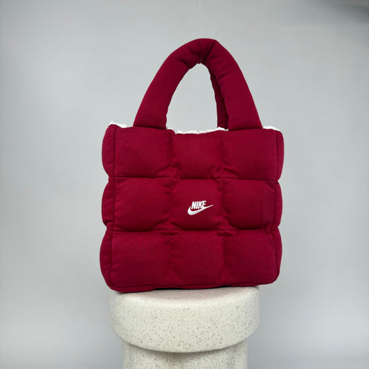 Boss Up Red Puffer Bag