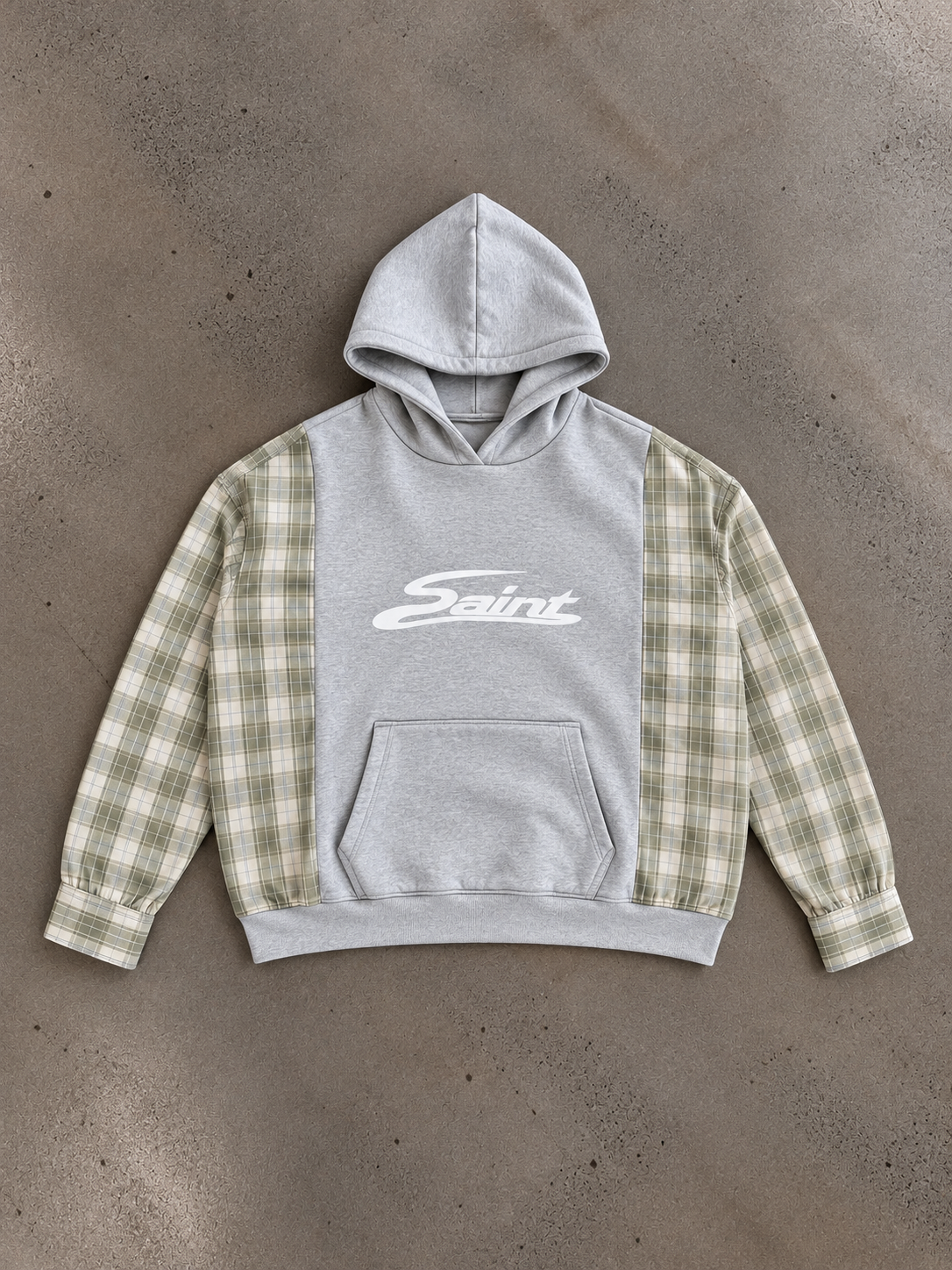 Blouse Sleeve Hoodie Green