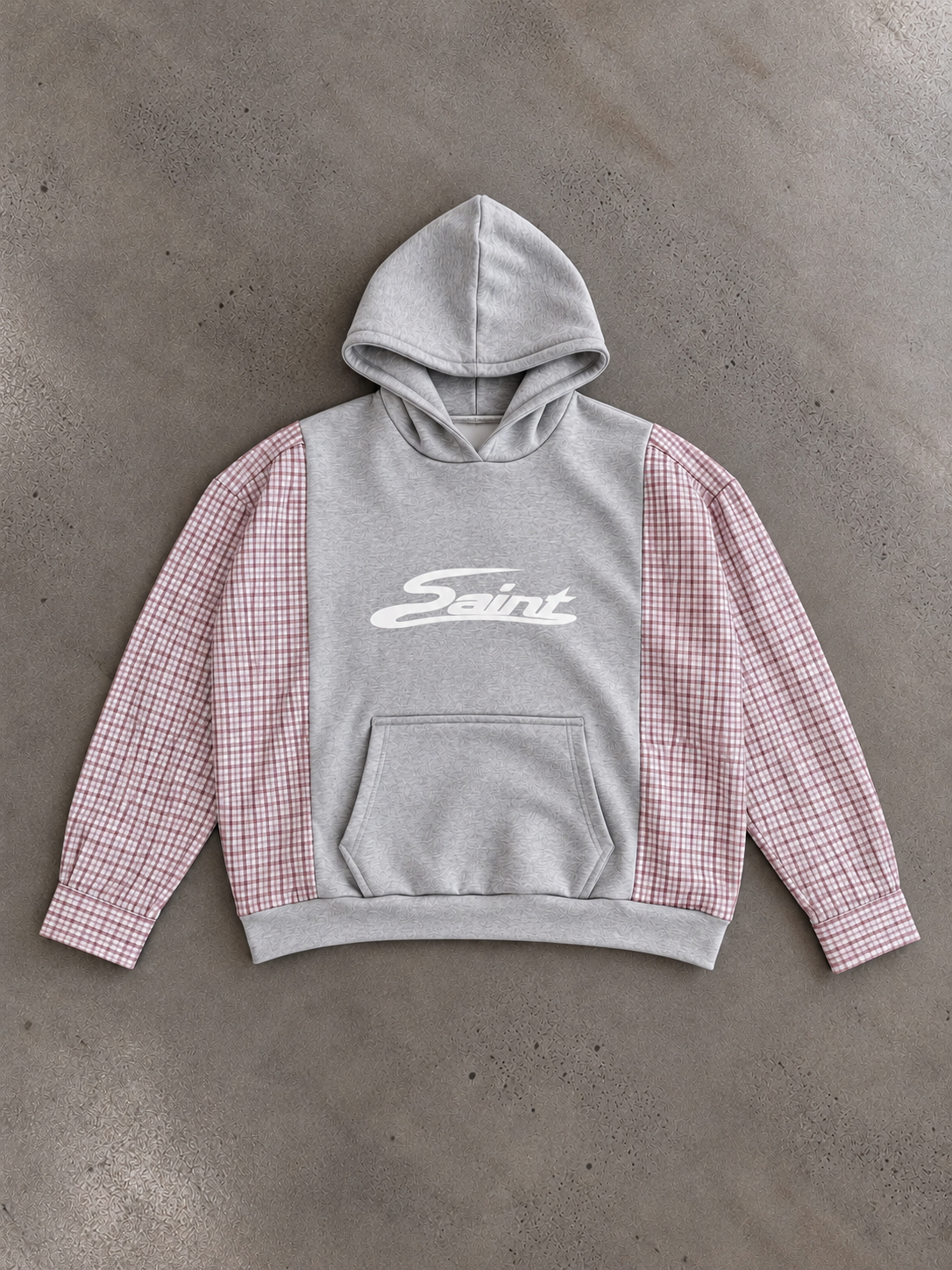 Blouse Sleeve Hoodie Pink