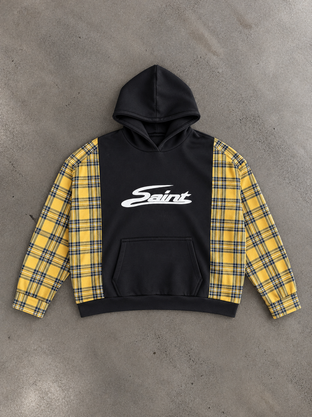 Blouse Sleeve Hoodie Yellow