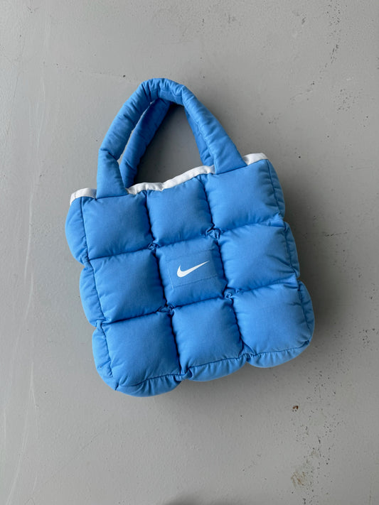 Boss Up Blue Puffer Bag