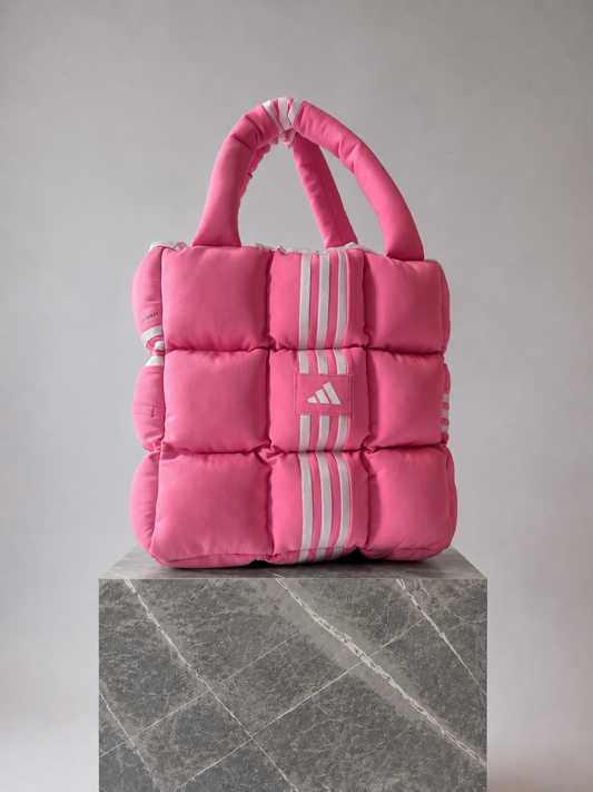 Boss Up Pink Puffer Bag