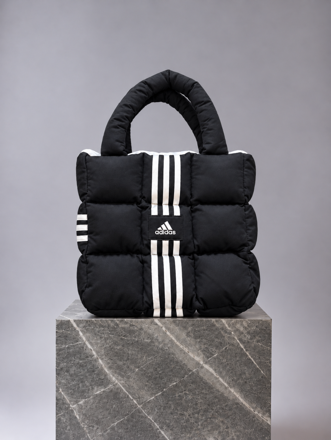 Everyday Black Puffer Bag