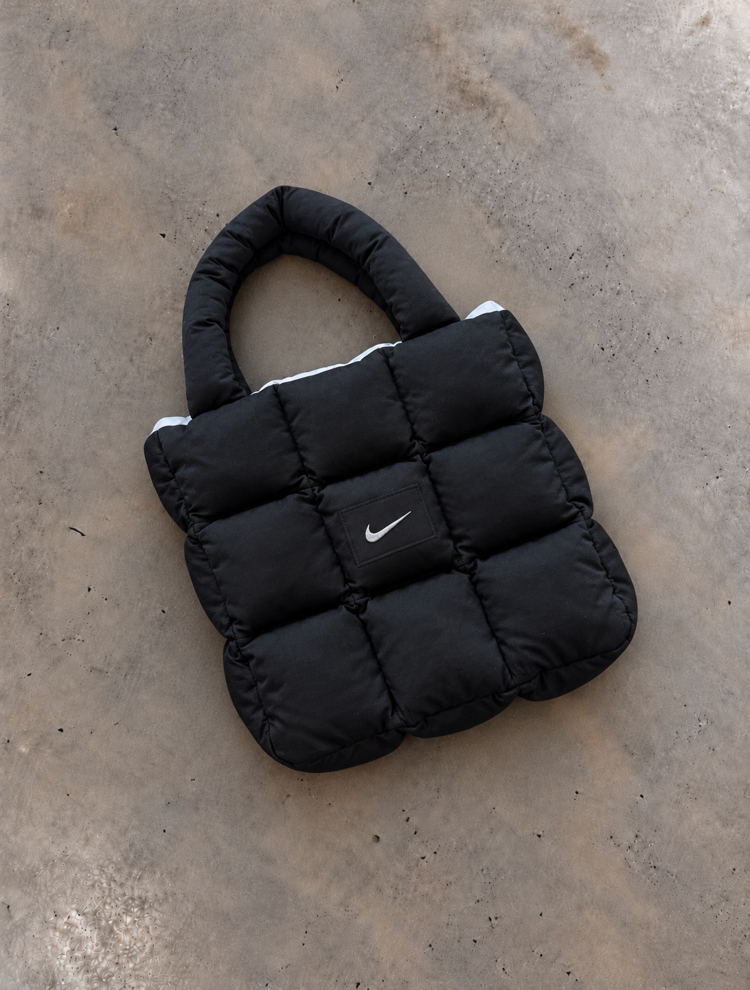 Everyday Black Puffer Bag