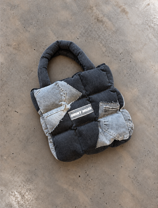 Everyday Grey Puffer Bag