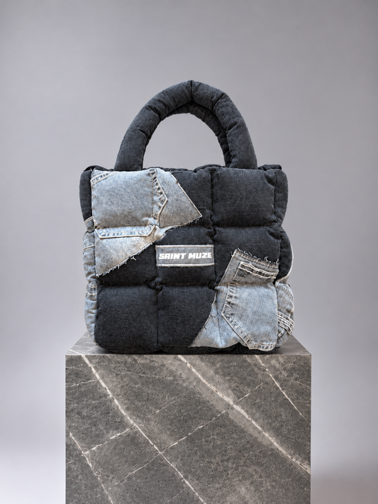 Everyday Grey Puffer Bag