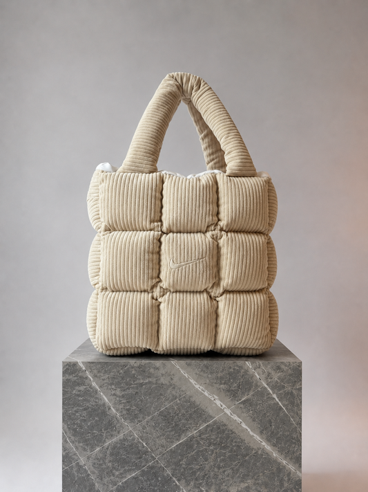 Everyday Beige Puffer Bag