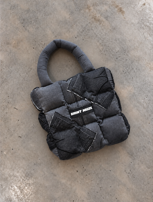 Everyday Dark Grey Puffer Bag