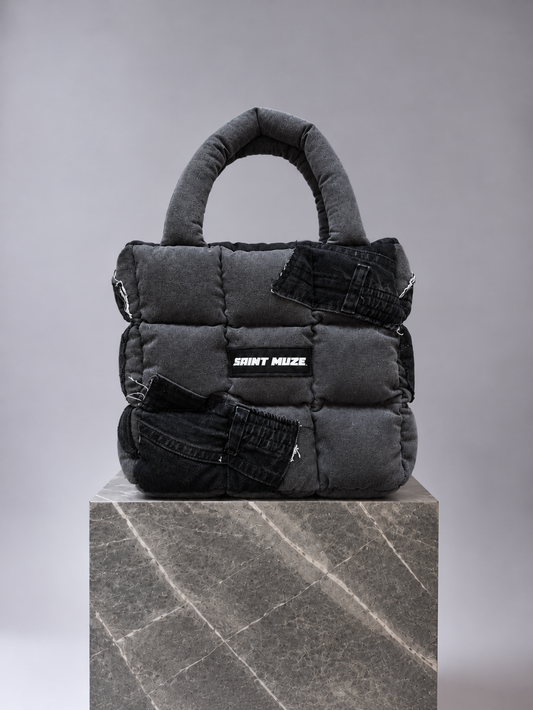 Everyday Dark Grey Puffer Bag