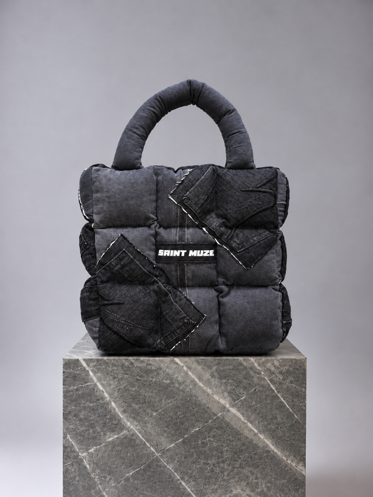 Everyday Dark Grey Puffer Bag