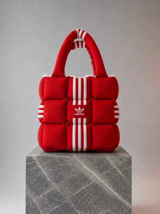 Everyday Red Puffer Bag