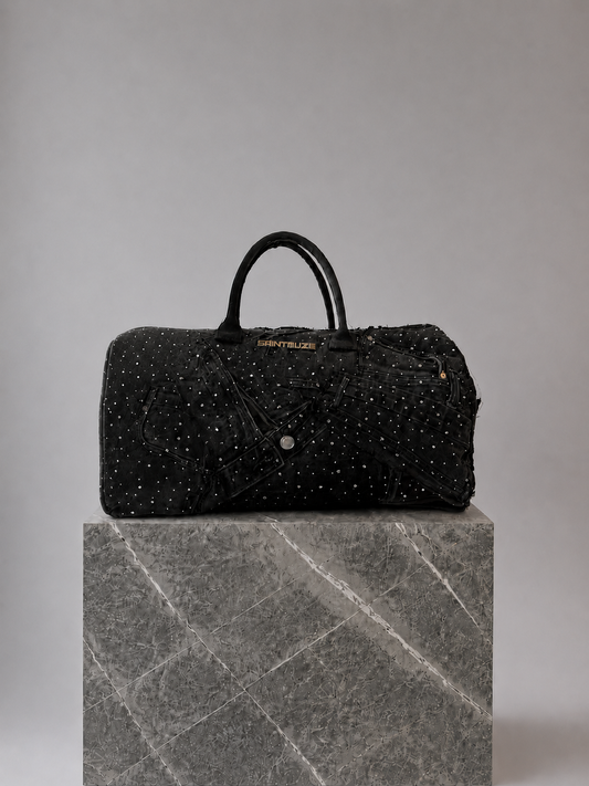 Weekender Diamond Patchwork Duffle Bag