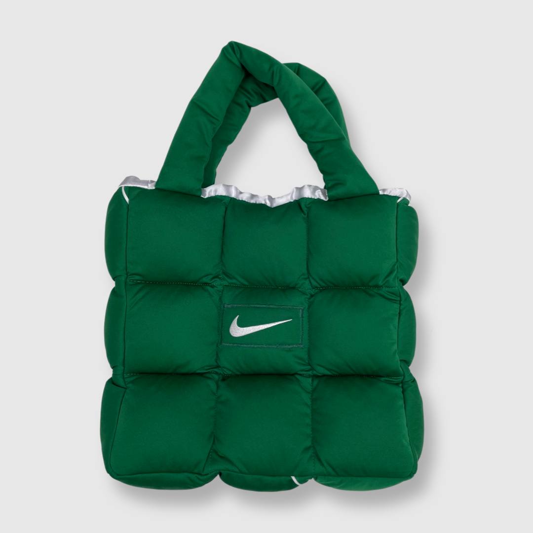Boss Up Green Puffer Bag